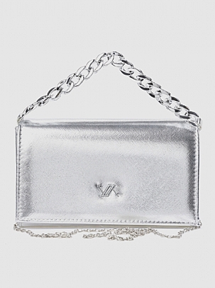 Verde Γυναικείο Τσαντάκι Βραδινό 01-2149 Silver