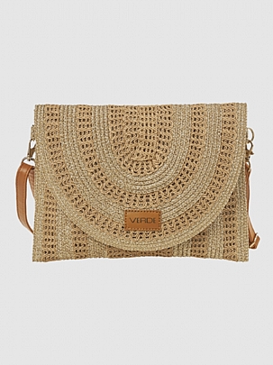 Verde Γυναικεία Τσάντα Χειρός/Χιαστί 48-0314 Beige
