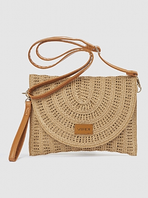 Verde Γυναικεία Τσάντα Χειρός/Χιαστί 48-0338 Beige