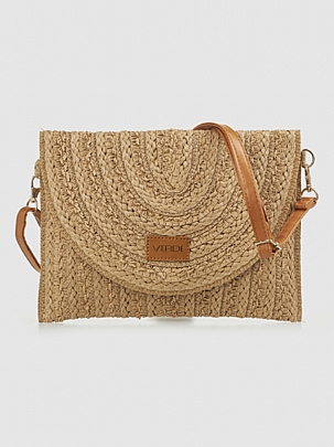 Verde Γυναικεία Τσάντα Χειρός/Χιαστί 48-0313 Beige