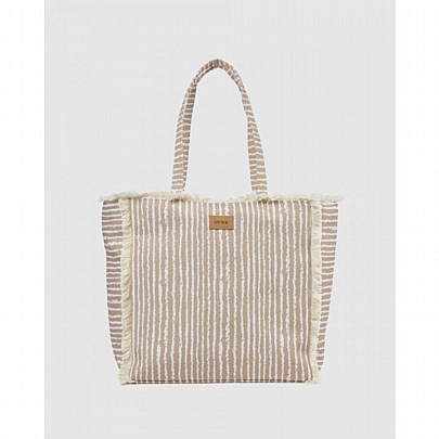 Verde Γυναικεία Τσάντα θαλάσσης 14-0452 Beige