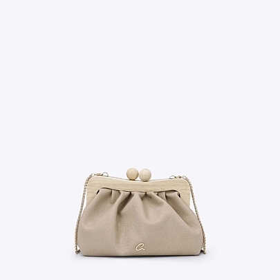 AXEL ΤΣΑΝΤΑ ΑΜΠΙΓΙΕ ΜΕ ΑΟΡΑΤΟ ΚΟΥΜΠΩΜΑ 1005-1421 BEIGE