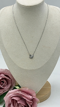 Κολιέ ατσάλινο κύκνος 1311 Silver