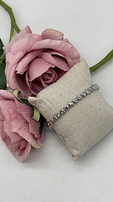 Βραχιόλι Stainless Steel με καρούλες 36922 Silver