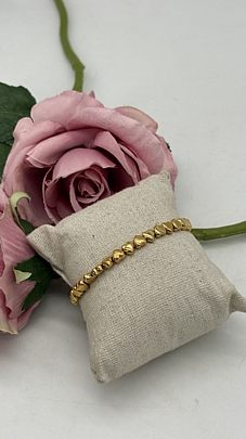Βραχιόλι Stainless Steel με καρούλες 36922 Gold
