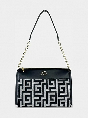 Γυναικεία Τσάντα Χιαστί/Ώμου Ari Gorgio  Althea 2326-01 Black-White