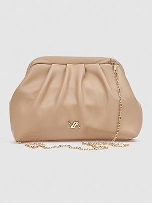 Verde Γυναικείο Τσαντάκι Βραδινό 01-2152 Beige