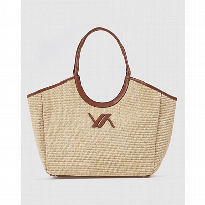 Verde Γυναικεία Τσάντα Ώμου 16-8490 Beige