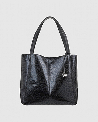 Verde Γυναικεία Τσάντα Ώμου 16-8068 Animal Print Black
