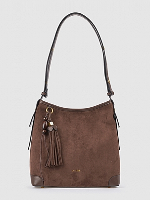 Verde Γυναικεία Τσάντα Ώμου 16-8810 Brown