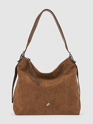 Verde Γυναικεία Τσάντα Ώμου 16-8809 Camel