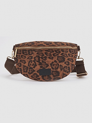 Verde Belt Bag 16-8736 Animal Print Brown