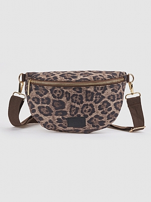 Verde Belt Bag 16-8736 Animal Print Taupe