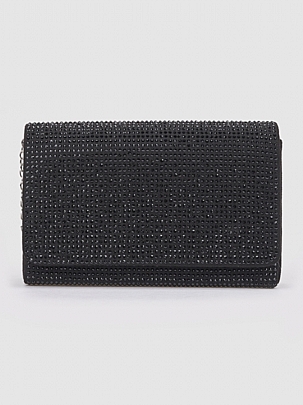 Verde Γυναικείο Τσαντάκι Βραδινό 01-2230 Black