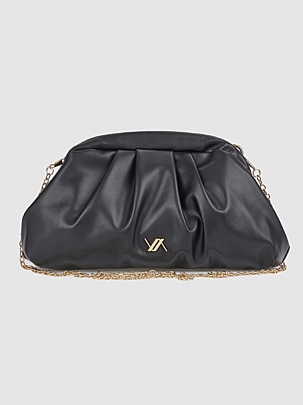 Verde Γυναικείο Τσαντάκι Βραδινό 01-2194 Black