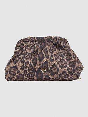 Verde Γυναικείο Τσαντάκι Βραδινό 01-2174 Animal Print Taupe