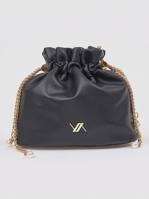Verde Γυναικείο Τσαντάκι Βραδινό 01-2228 Black