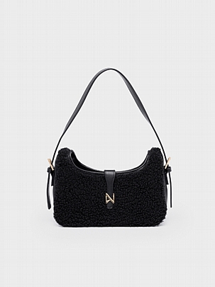 Nolah Τσάντα Ώμου Sheepy Black
