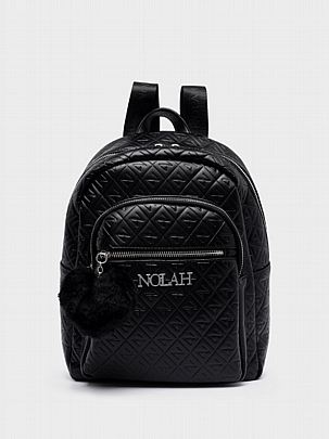 Nolah Γυναικεία Τσάντα Πλάτης Lion Black Silver<br /><br /><br /><br /><br />