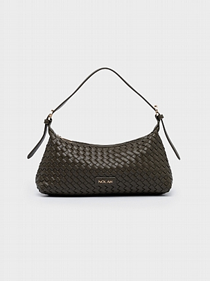Nolah Τσάντα ώμου & χιαστί Gilda Olive Light Gold<br />