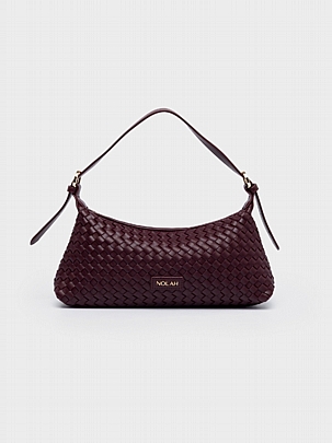 Nolah Τσάντα ώμου & χιαστί Gilda Burgundy Light Gold<br />
