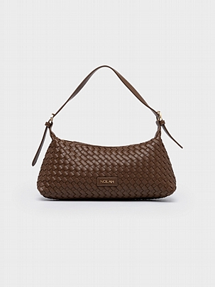 Nolah Τσάντα ώμου & χιαστί Gilda Brown Light Gold<br />