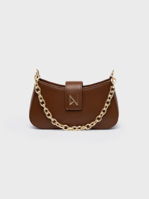Nolah Τσάντα ώμου & χιαστί Belina Light Brown<br />