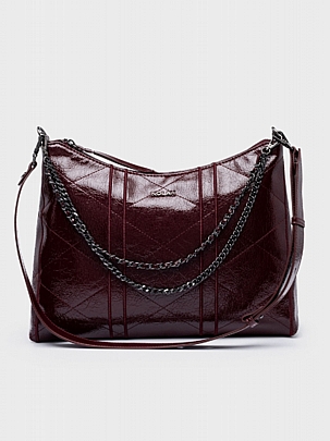 Nolah Τσάντα Χιαστί Ώμου Dita Burgundy Gun<br /><br />