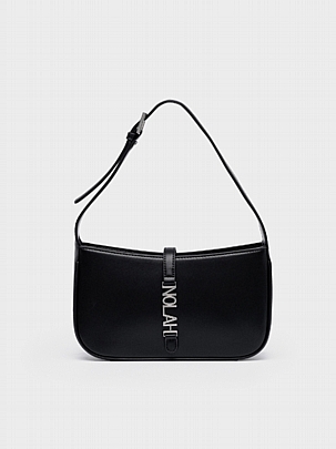 Nolah Τσάντα Χιαστί Ώμου Hailey Black Silver<br /><br />