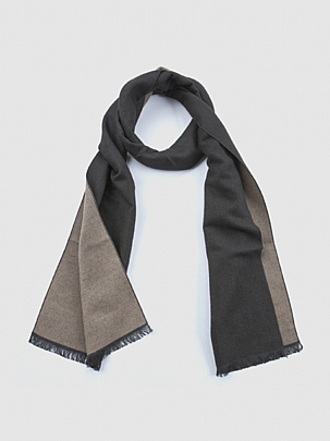 Verde Ανδρικό Κασκόλ 59-0131 Black/Taupe