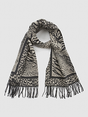 Προϊόν: Verde Γυναικείο Κασκόλ/Εσάρπα 06-1334 Animal Print Black Verde Γυναικείο Κασκόλ/Εσάρπα 06-1334 Animal Print Black