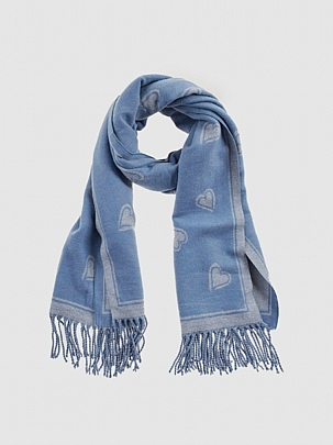 Verde Γυναικείο Κασκόλ/Εσάρπα 06-1155 Light Blue