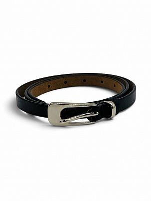 Ζώνη λεπτή CT9529 Black Silver