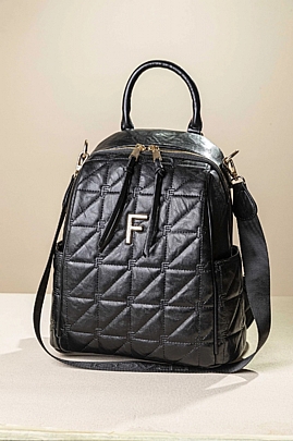 Fragola Πολυθέσιο γυναικείο Backpack FE254-black-vintage