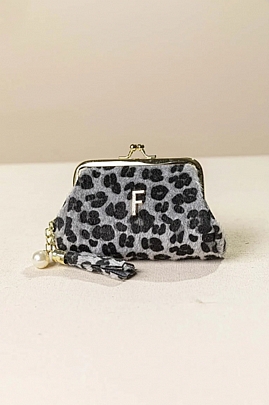 Fragola Μικρο Πορτοφόλι κερμάτων PC05-26AN-black-leopard