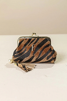 Fragola Μικρο Πορτοφόλι κερμάτων PC05-26AN-camel-tiger