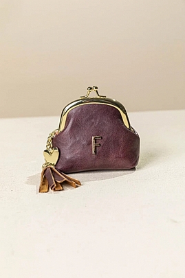 Fragola Μικρο Πορτοφόλι κερμάτων PC08-26V-burgundy-vintage