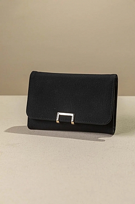 Fragola Πορτοφόλι με καπάκι μεσαίου μεγέθους PC399-black-art<br /><br />