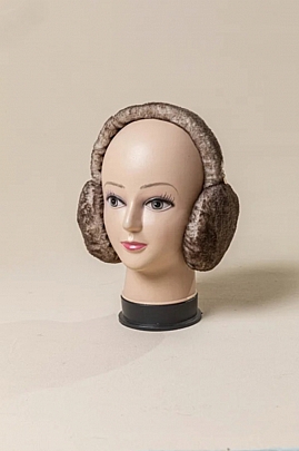 Fragola Γούνινα Αυτάκια EAR05-dark-beige