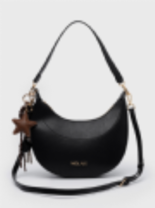 Nolah Τσάντα Χιαστί Ώμου Fabela Black Light Gold<br /><br /><br /><br /><br /><br />