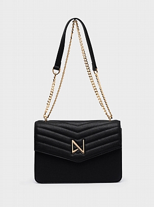 Nolah Γυναικεία Τσάντα ώμου & χιαστί Mia Black<br /><br /><br /><br /><br />