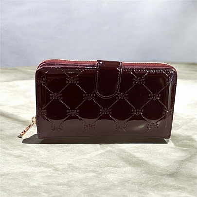 ESLEE Γυναικείο Πορτοφόλι Λουστρίν F6395 Bordo