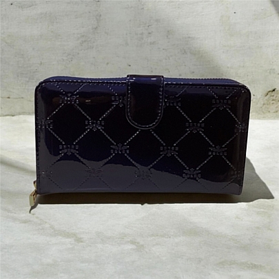 ESLEE Γυναικείο Πορτοφόλι Λουστρίν F6395 Black