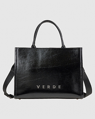Verde Γυναικεία Τσάντα Χειρός 16-8120 Black