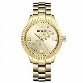Curren Γυναικείο ρολόι 9009 Gold : 1