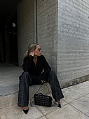Nolah Γυναικεία Τσάντα Ώμου Χιαστί Saskia Black : 4