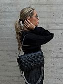 Nolah Γυναικεία Τσάντα Ώμου Χιαστί Saskia Black : 5