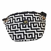 Χειροποίητη Γυναικεία Τσάντα Μέσης Ari Giorgio (Μεγάλη)78780-01 Black-White : 1