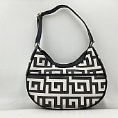 Γυναικεία Τσάντα Ώμου Μαίανδρος Ari Gorgio 2304-04 Black-White : 2