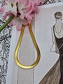 Αλυσίδα Ποδιού  απο ατσάλι  Gold με Φίδι  59043 : 1
